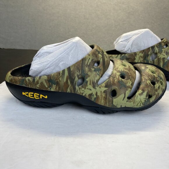 Keen Yogui Arts Slipper Men\'s Shoes Camo Green 1002034 Mens comfort Size 7 New main image 10